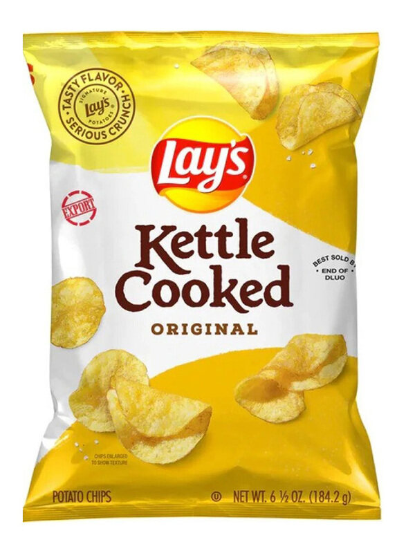 

Lays Kettle Cooked Original Potato Chips, 6.5 oz