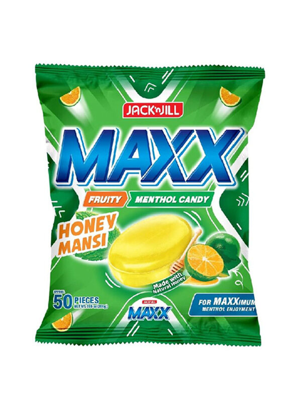 

Jack 'n Jill Maxx Honey-Mansi Menthol Candy, 200g