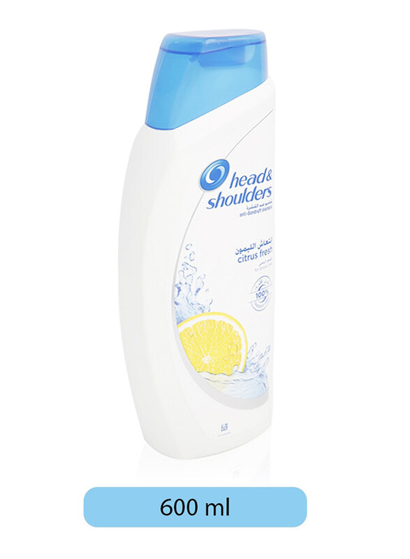 

Head & Shoulders Citrus Fresh Anti-Dandruff Shampoo for Sensitive Scalp, 600ml