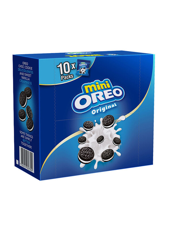 

Orea Mini Cookies Sandwich Vanilla, 10 x 20.4g