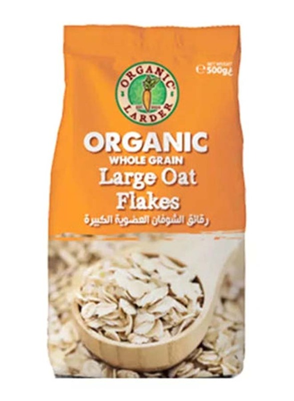 

Organic Larder Wholegrain Large Oat Flakes, 500g