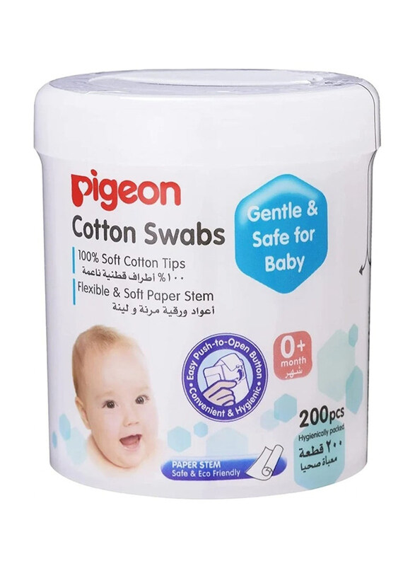 

Pigeon Cotton Swabs, 200 Pieces
