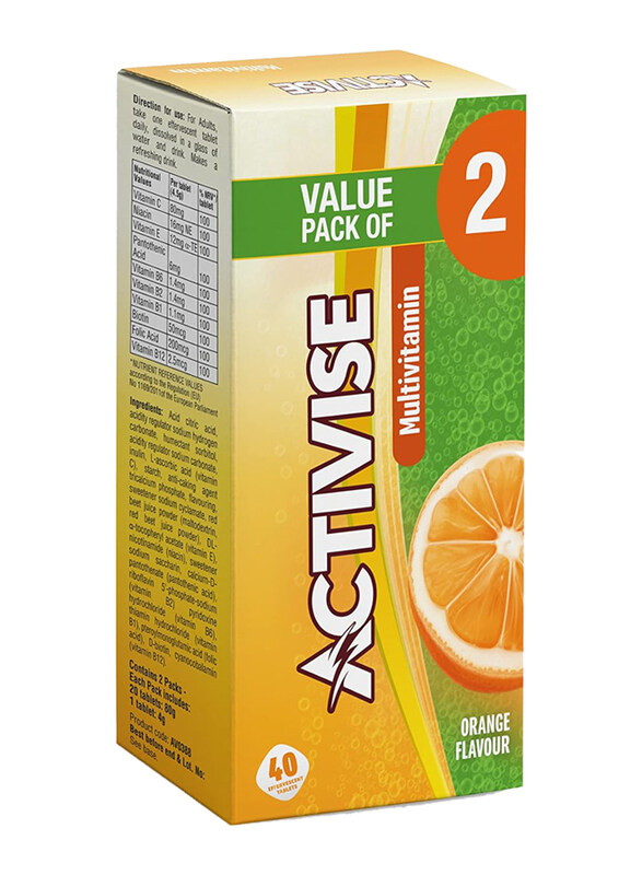 

Activise Multivitamin Effervescent Tablet, 40 Tablets