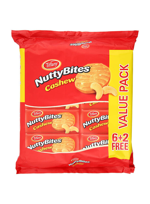 

Tiffany Nutty Bites Cashew Biscuits, 8 x 90g