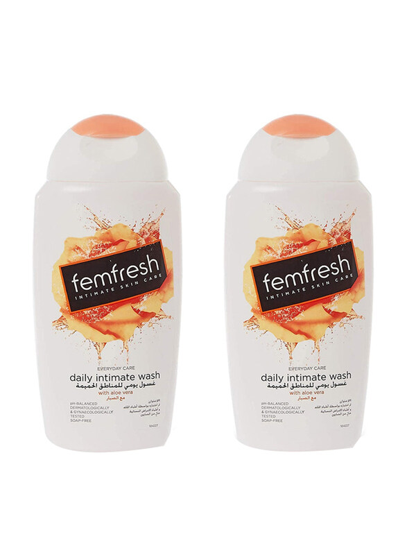 

Fem Fresh Daily Intimate Wash, 250ml, 2 Pieces