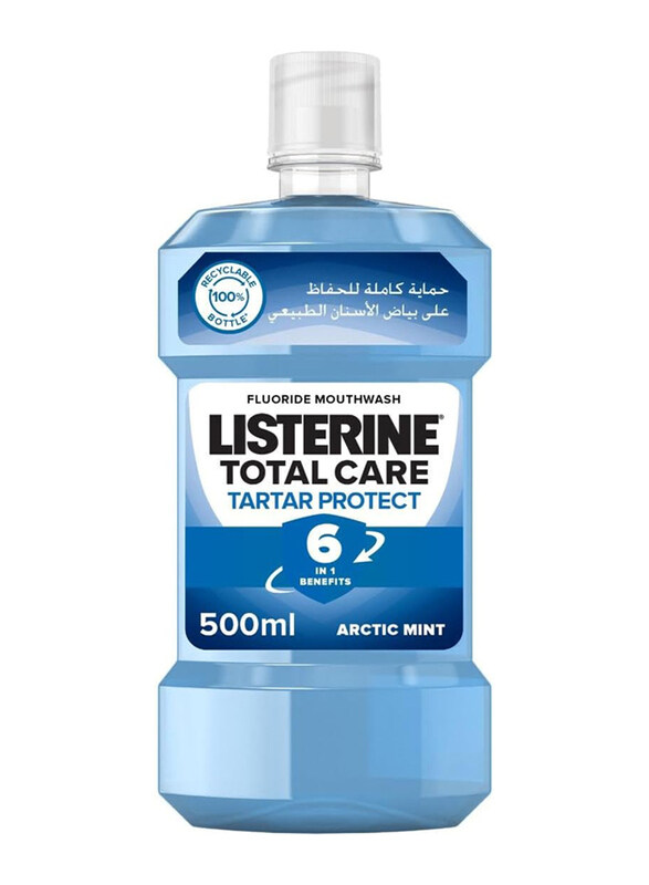 

Listerine Total Care Advanced Tartar Protect Arctic Mint Mouthwash, 500ml