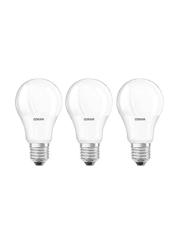 

Osram LED A60 Frosted Light Bulb Set, 8.5W, 3 Pieces, Warm White