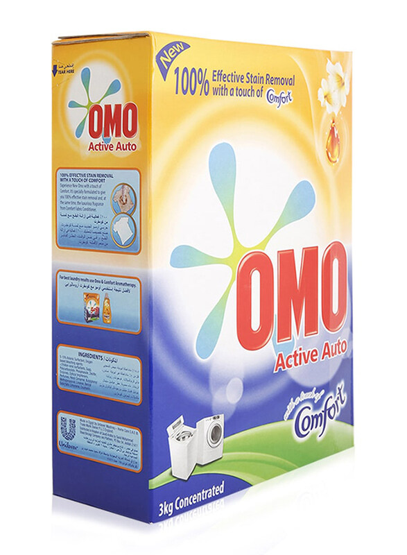 

OMO Auto Active Powder Detergent with Touch of Comfort, 3 Kg