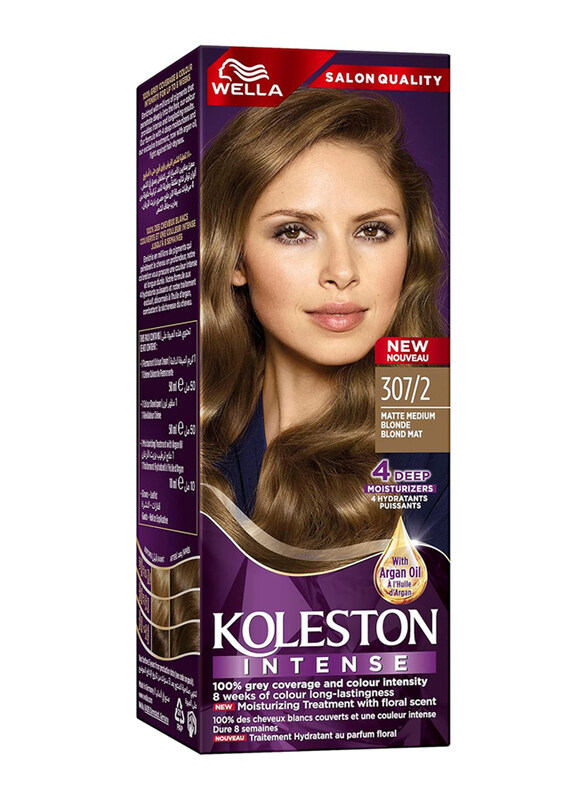 

Wella Koleston Intense Hair Colour, 307/2 Matte Medium Blonde, Blonde