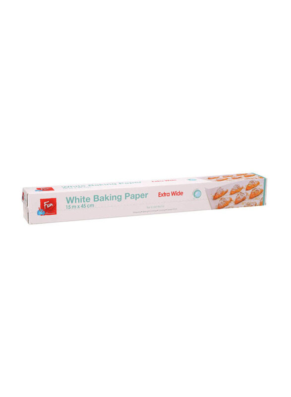 

Fun Baking Paper Roll, White, 15m x 45cm