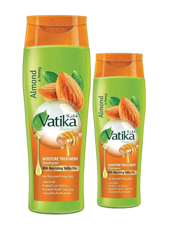 

Dabur Vatika Honey Shampoo for All Hair Types, 400ml + 200ml, 2 Pieces