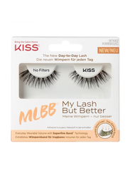 Kiss My Lash But Better No Filters Eyelash Set, Kmbb02c, Black