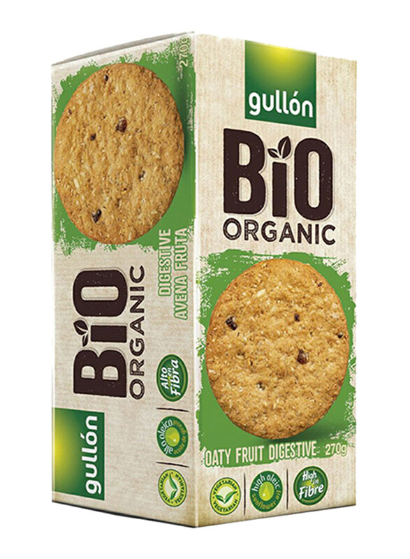 

Gullon Bio Organic Oaty Fruit Digestive Biscuits, 270g