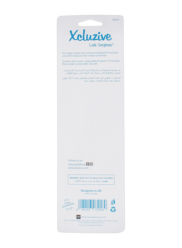 Xcluzive Hair Combs Set, 3 Pieces