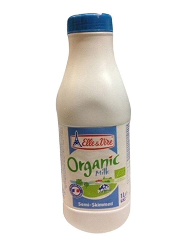 

Elle & Vire Semi Skimmed Organic Milk, 1 Liter