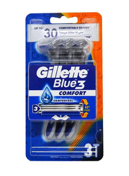 Gillette Blue 3 Comfort Razor Blades, 3 Pieces