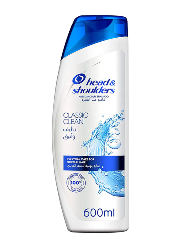 

Head & Shoulders Classic Clean Anti-Dandruff Shampoo for All Hair Types, 600ml