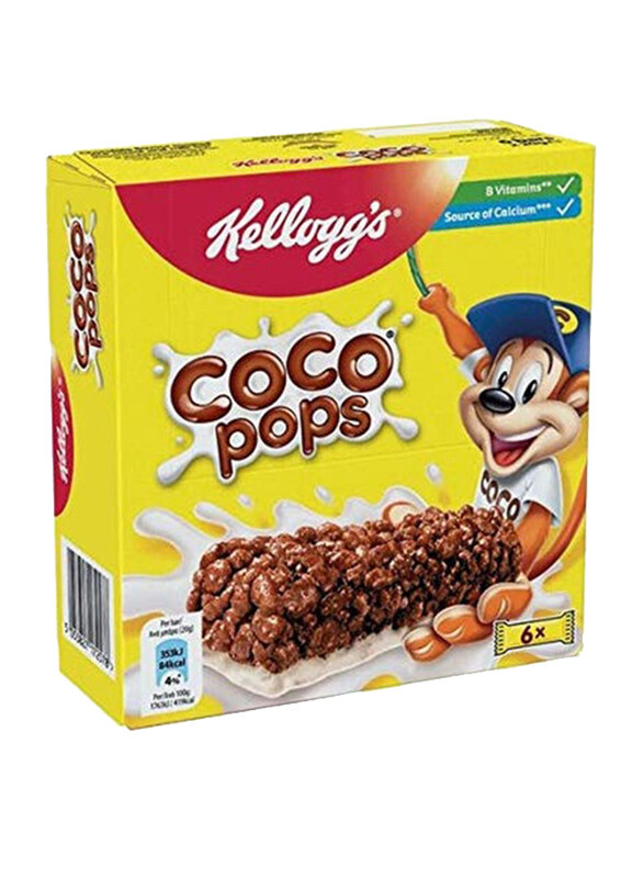 

Kellogg's Coco Pops Cereal Bar, 6 x 20g