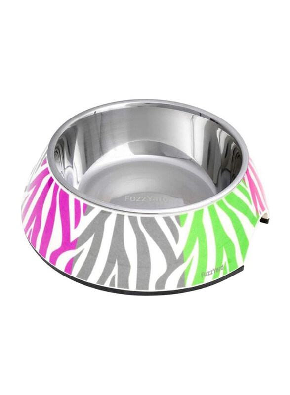

Fuzzyard Street Cat Melamine Bowl, Small, Multicolour