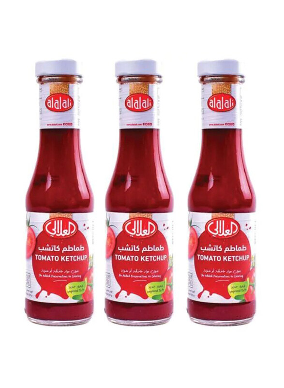 

Al Alali Tomato Ketchup in Glass Bottle, 3-Piece x 340g