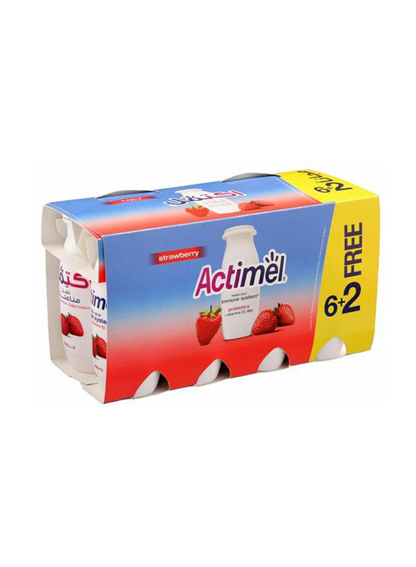 

Actimel Strawberry Dairy Drink, 8 x 93ml