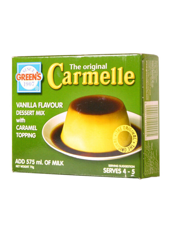

Greens Vanilla Flavor Cream Caramel, 12 Piece x 70g