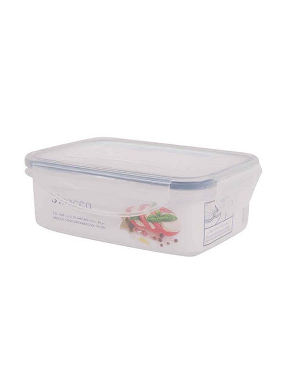 

Sirocco Food Container, 0.5 Litre, YH-004, Clear