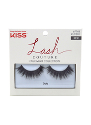 Kiss Faux Mink Collection Couture Eye Lashes, Gala, Black