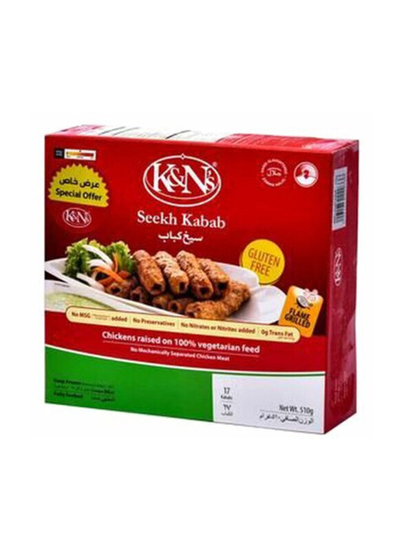 

K&n's Chicken Seekh Kabab, 510g