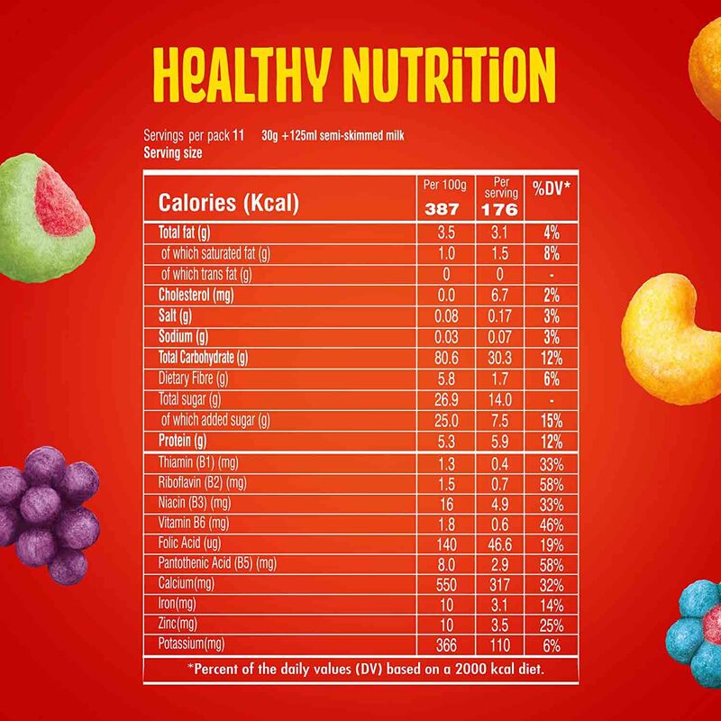 Nestle Trix 6 Fruity Shapes Cereal, 330g