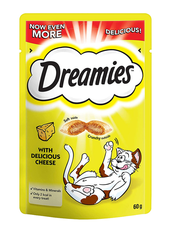 

Dreamies Cheese Treats Dry Cat Food, 60 grams