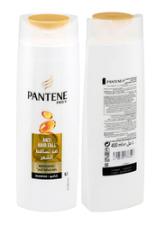 Pantene Anti Hair Fall Shampoo for Anti Hairfall, 2 x 400ml