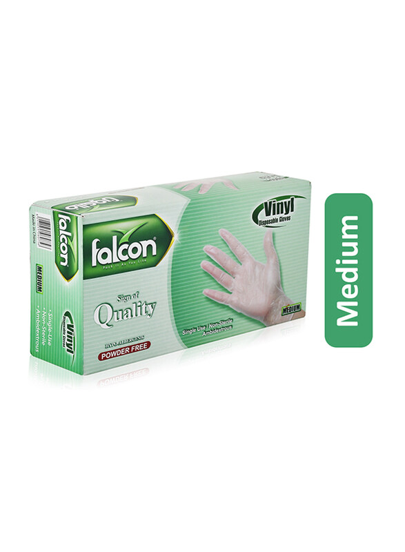 

Falcon Vinyl Disposable Gloves - Medium