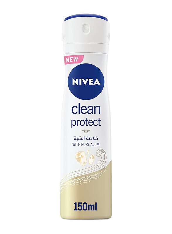 

Nivea Clean Protect with Pure Aluminium Deodorant Spray for Women, 150ml