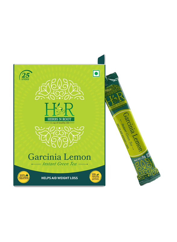 

Herbs N Root Garcinia Lemon Instant Green Tea Sachet, 2g x 25 Pieces