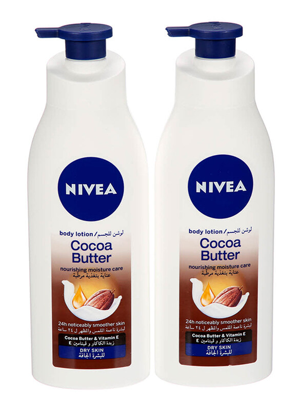 

Nivea Cocoa Butter Body Lotion, 2 x 400ml