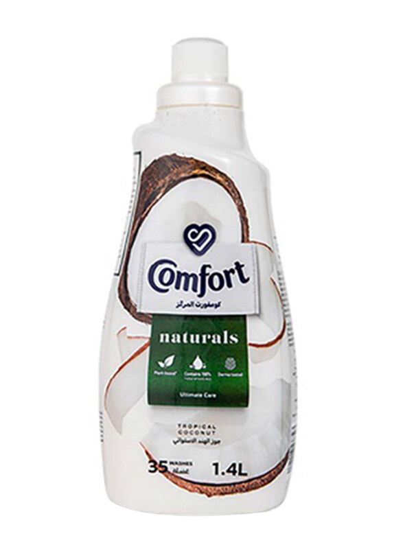 

Comfort Natural Tropical Coconut Fabric Softener, 1.4ltr