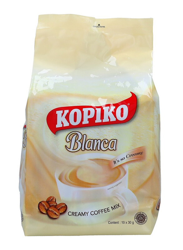 

Kopiko Blanca Creamy Coffee Mix, 10 Sachets x 30g