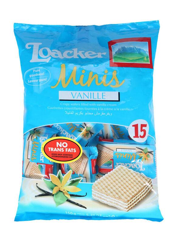 

Loacker Minis Vanilla Wafer, 150g