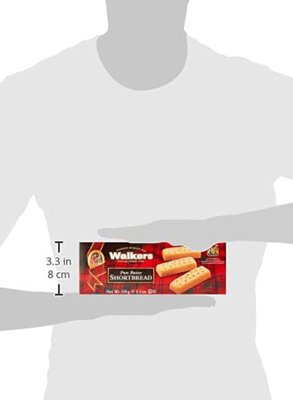 Walkers Pure Butter Almond Biscuit Sticks, 150g