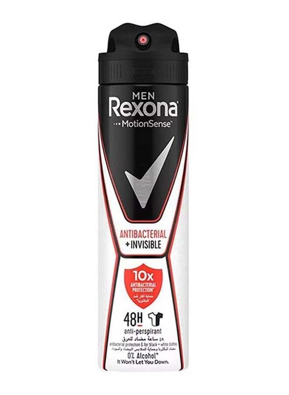 

Rexona Antibacterial + Invisible Deodorant for Men, 150ml