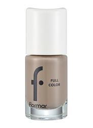 Flormar Full Color Nail Enamel, 8ml, FC42 Sandy Toes, Light Brown