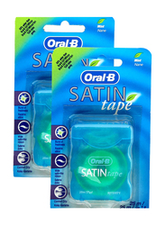 Oral B Satin Tape, 2 x 25ml