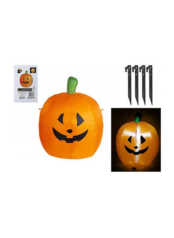 

Halloween 1.1m Inflatable Pumpkin Lights, Orange