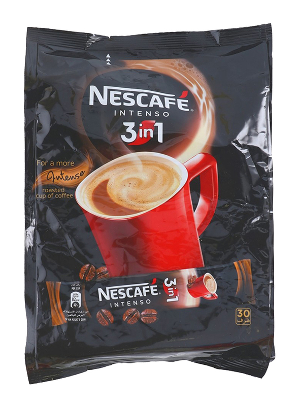 Nescafe 3-in-1 Intenso Coffee Mix, 30 Sticks x 20g