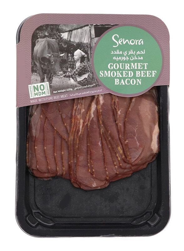 

Senora Gourmet Smoked Beef Bacon, 220g
