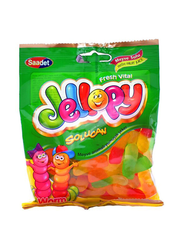 

Saadet Jellopy Solucan Worm Jelly Candy, 100g