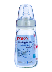 بيغيون K-4 زجاجة إرضاع بحلمة صناعية ذات عنق عريض, 120 مل, شفاف