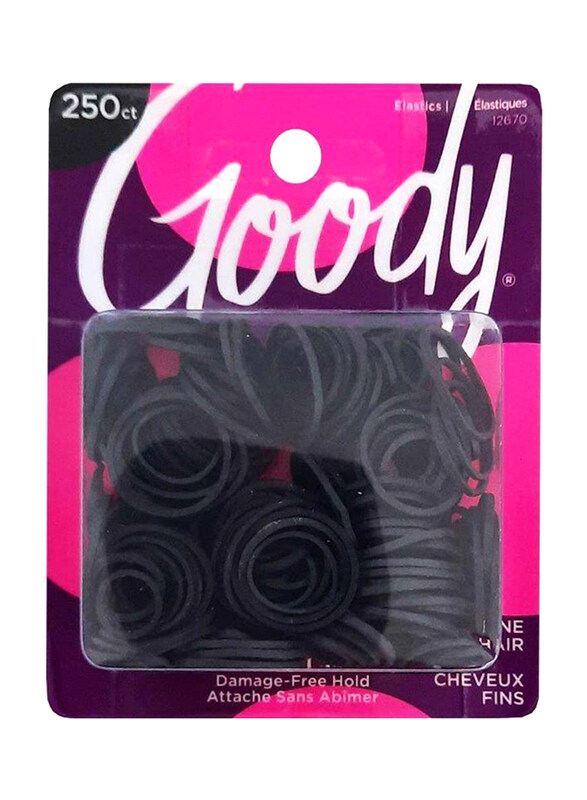 

Goody Classics Rubberband for All Hair Types, 250 Pieces