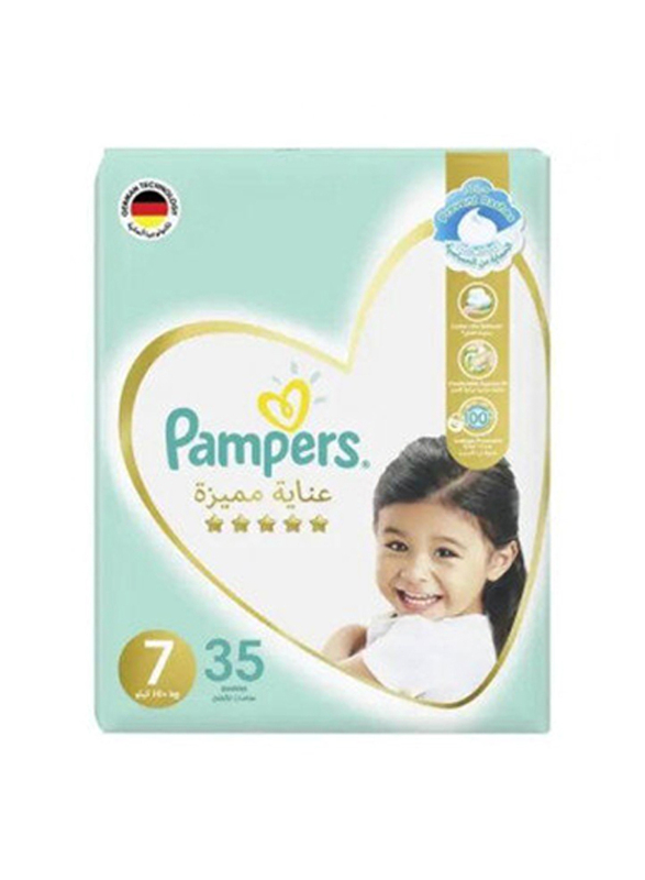 Pampers Premium Care Diaper Pants, Size 7, 18+ kg, 35 Count